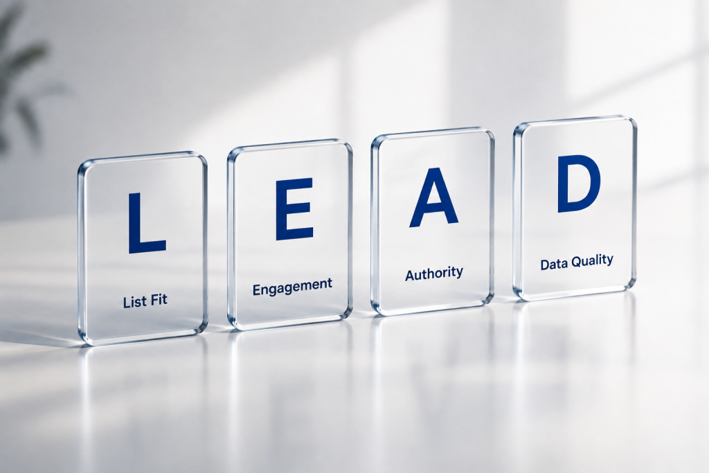 LEAD framework for B2B lead qualification